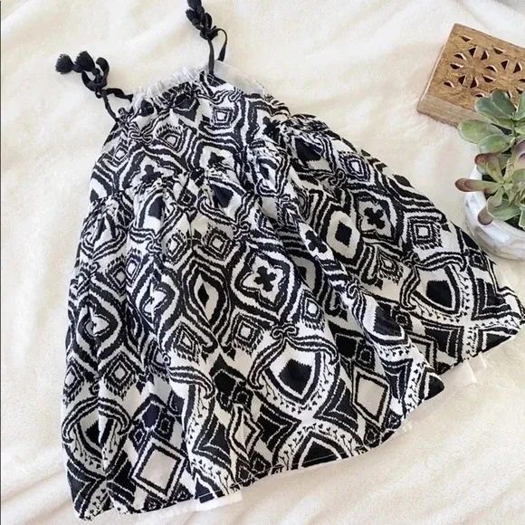 Artisan Ny | Dresses | Artisan Ny Girls Black And White Boho Maxi Dress |  Poshmark